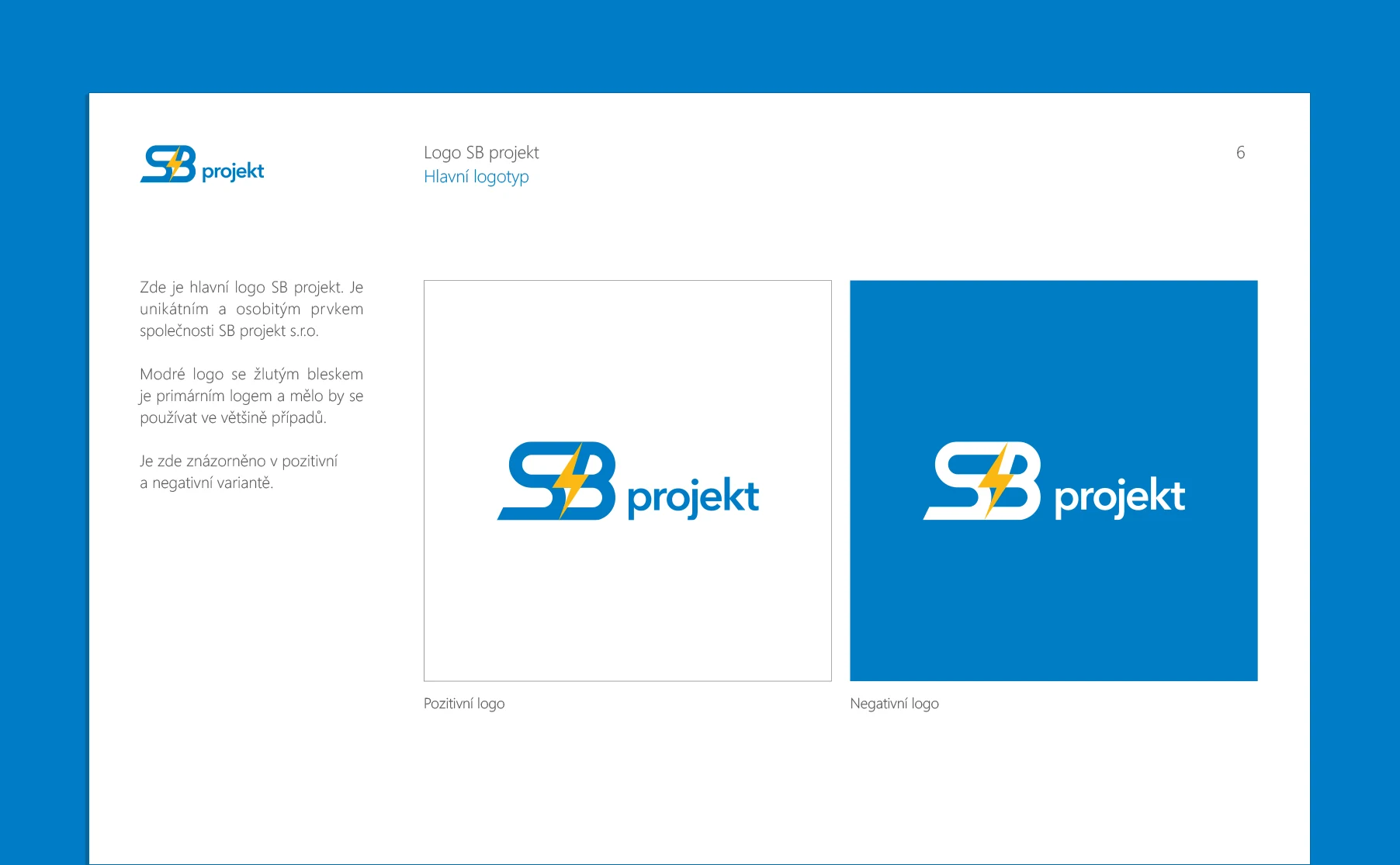 Visual identity for SB Projekt